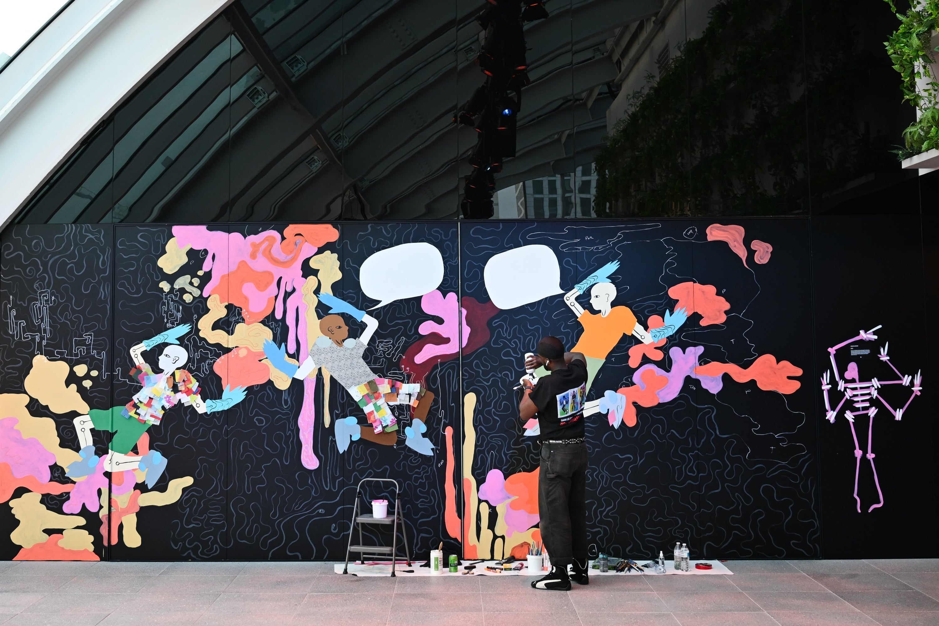 My Mural At A Party Thrown by Instagram