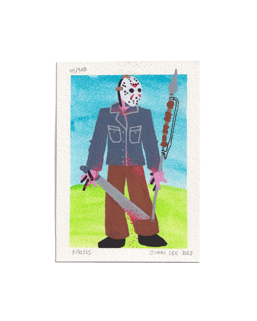 The Masked Laborer - Drawing #115 of 300
