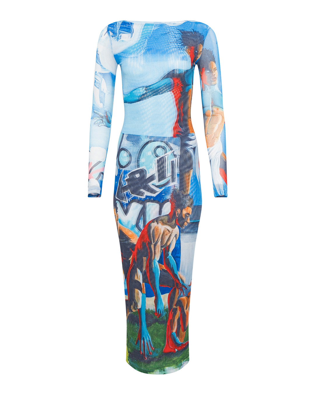 Salting The Earth: Archive Print Dress