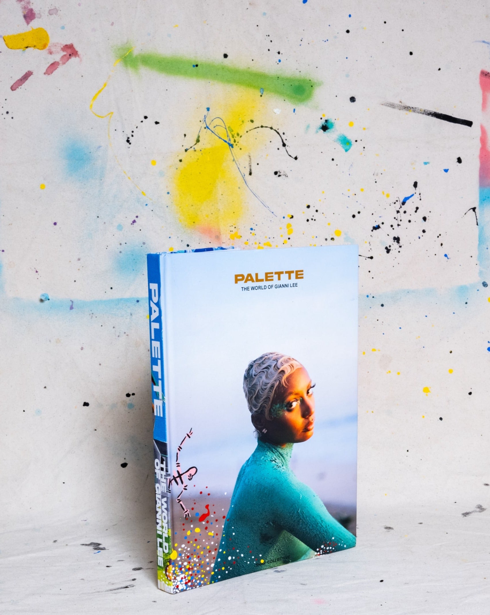 Palette: The Paintings and Photography of Gianni Lee w/ Hand Painted Cover