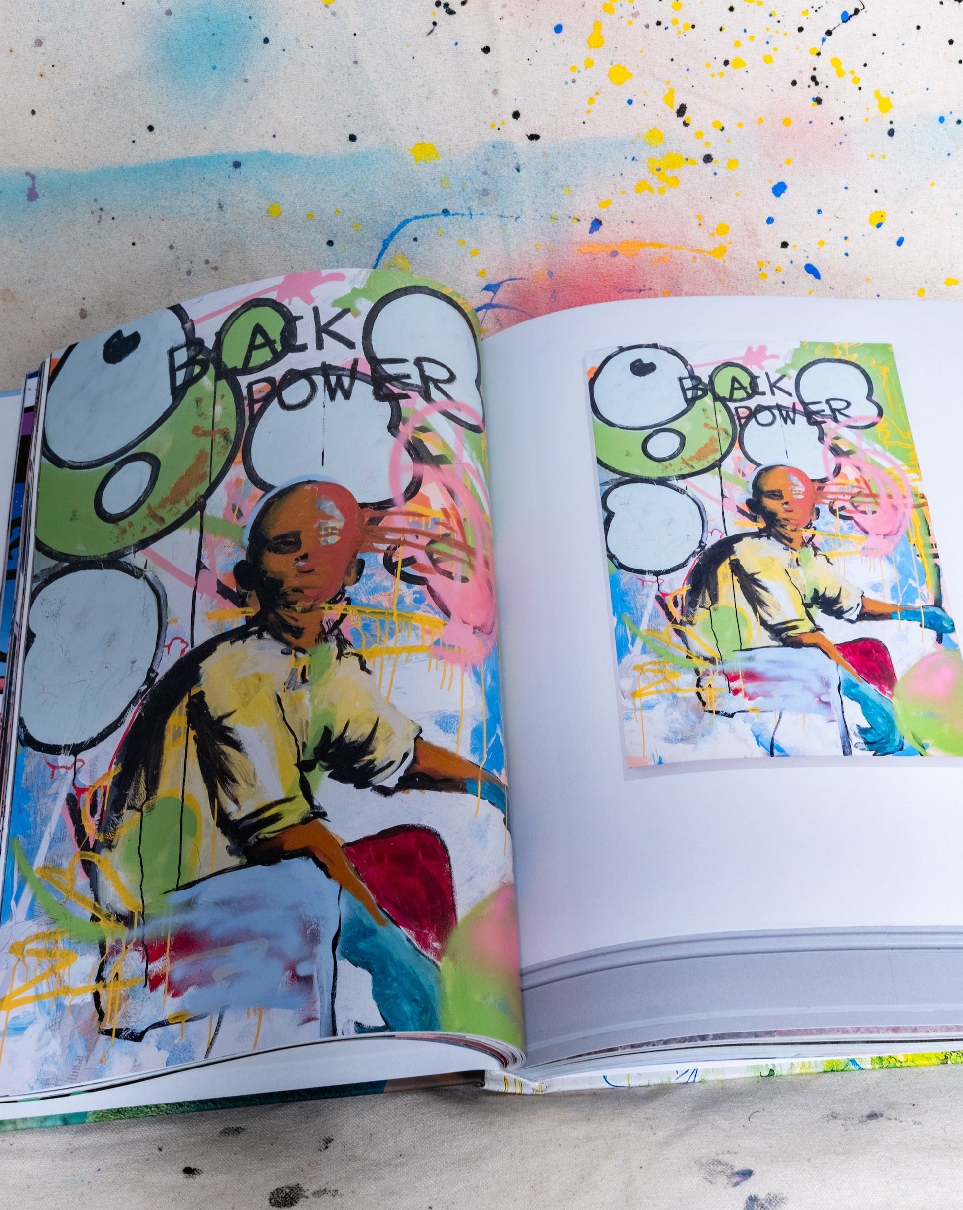 Palette: The Paintings and Photography of Gianni Lee w/ Hand Painted Cover